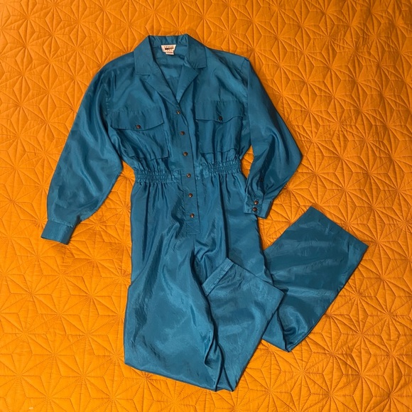 SOLD Vintage 80s Leslie Fay Sport Jumpsuit - Picture 4 of 5